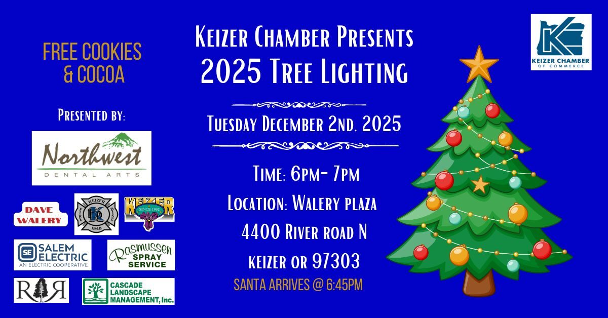 Keizer Chamber Tree Lighting w/ City of Keizer and Keizer Fire Department