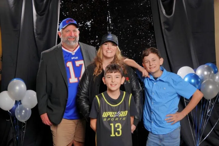 Keizer's 2023 President's Award Winner, Michael Lowery, Michael Lowery Real Estate, with Family & Miss Keizer & Mrs. Keizer