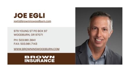 Brown Insurance Logo - brown letters